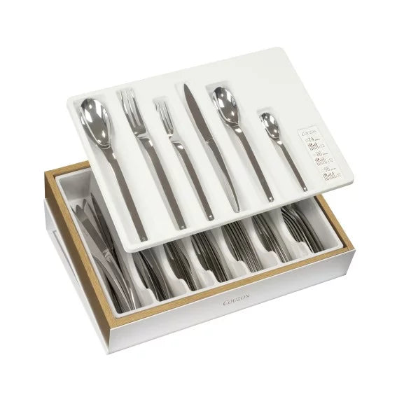 Couzon Coffre Bois Coffre bois multiusage – rangement pour couverts