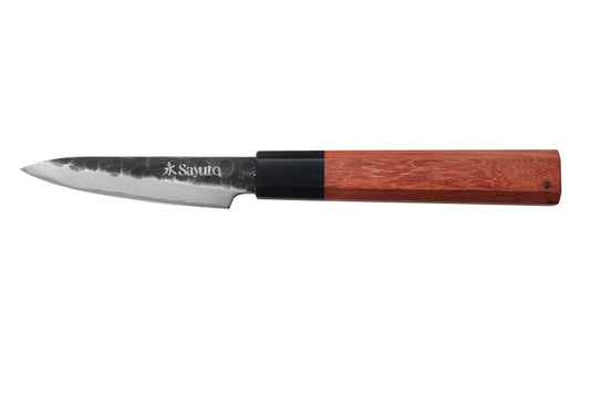 Couteau d'office 9 cm Sayuto Séquoia San Mai