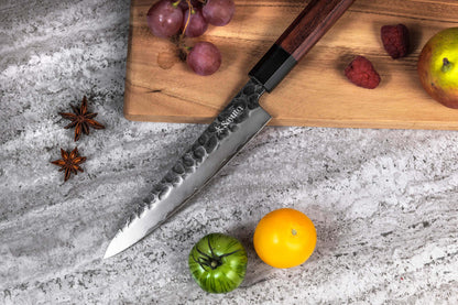 Couteau universel 13,5 cm Sayuto Séquoia San Mai