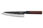 Couteau de chef martelé 21 cm Sayuto Séquoia San Mai