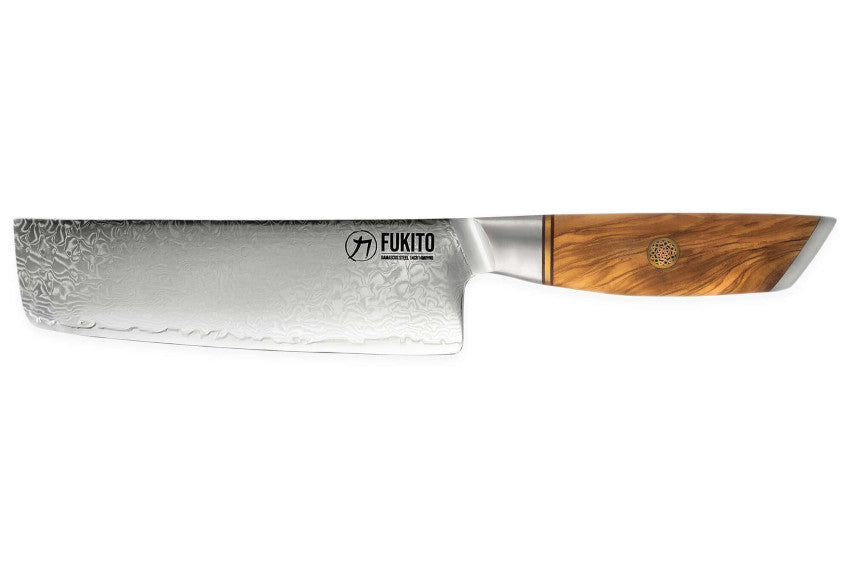 Couteau à légumes Nakiri 17 cm Fukito Olive Damas 14Cr