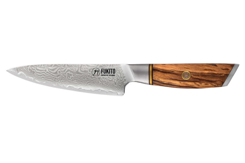 Couteau universel 13 cm Fukito Olive Damas 14Cr