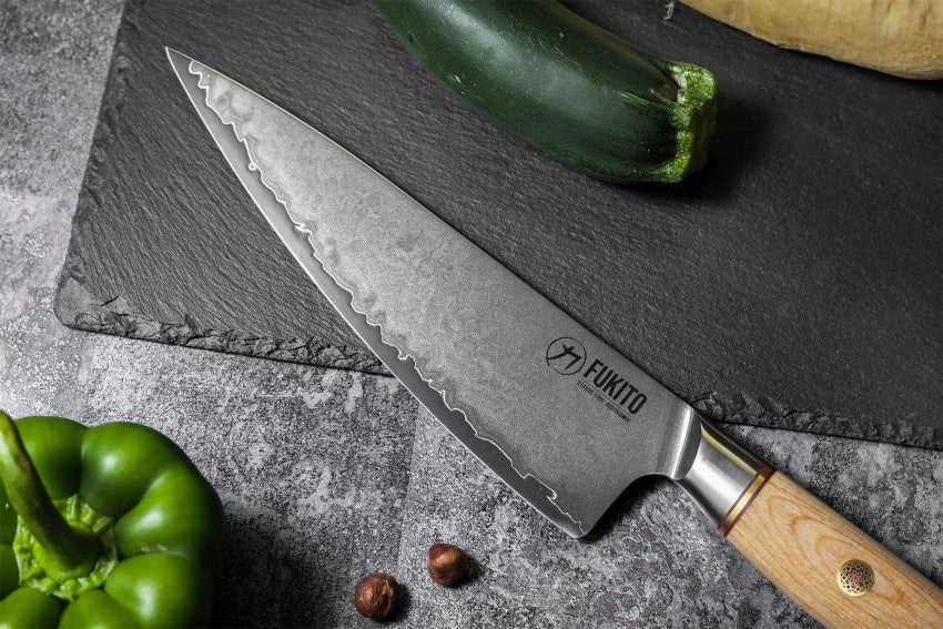 Couteau de chef 21 cm Fukito Pakka San Mai