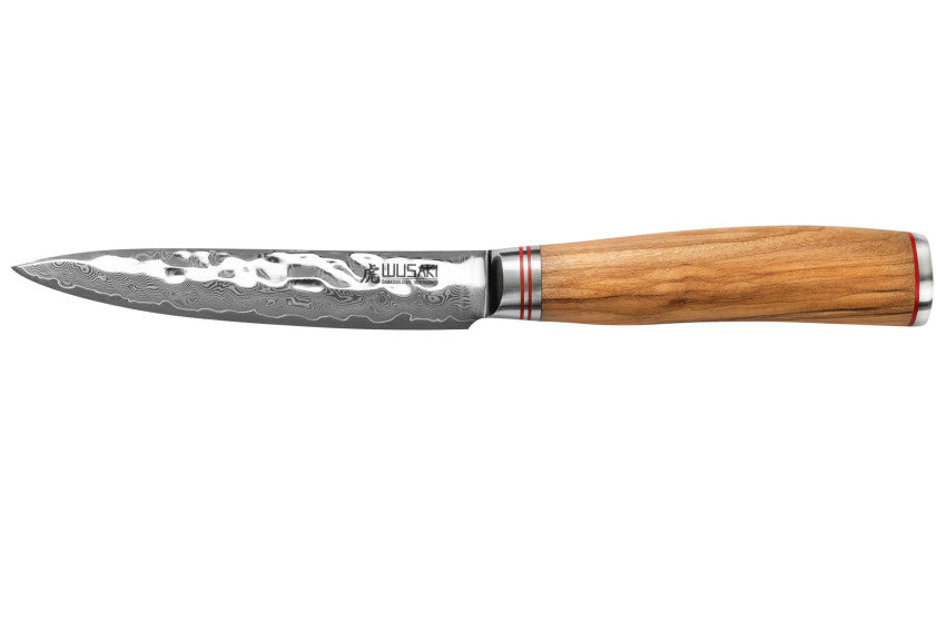 Couteau universel 12 cm Wusaki Damas Olive 10CR