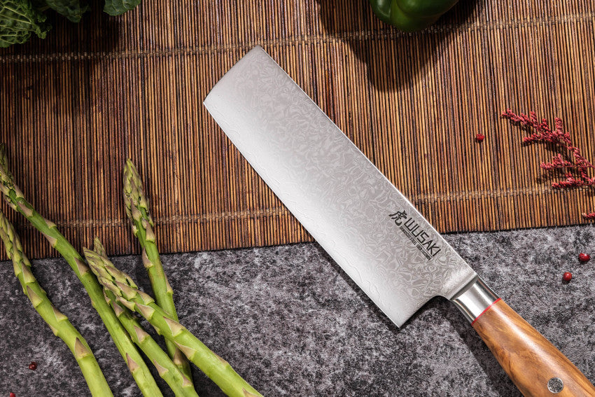 Couteau à légumes Nakiri 17 cm Wusaki Fujiko 10CR