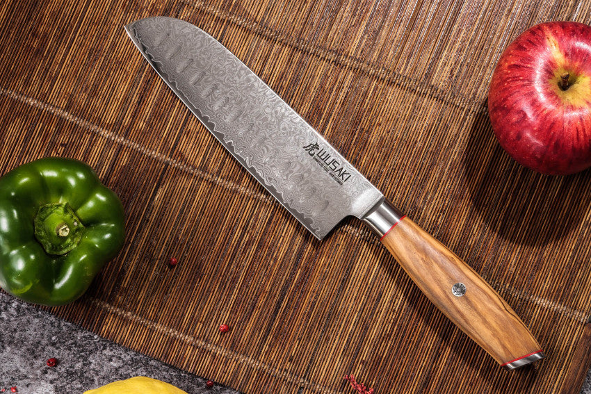 Couteau Santoku 18 cm Wusaki Fujiko 10CR