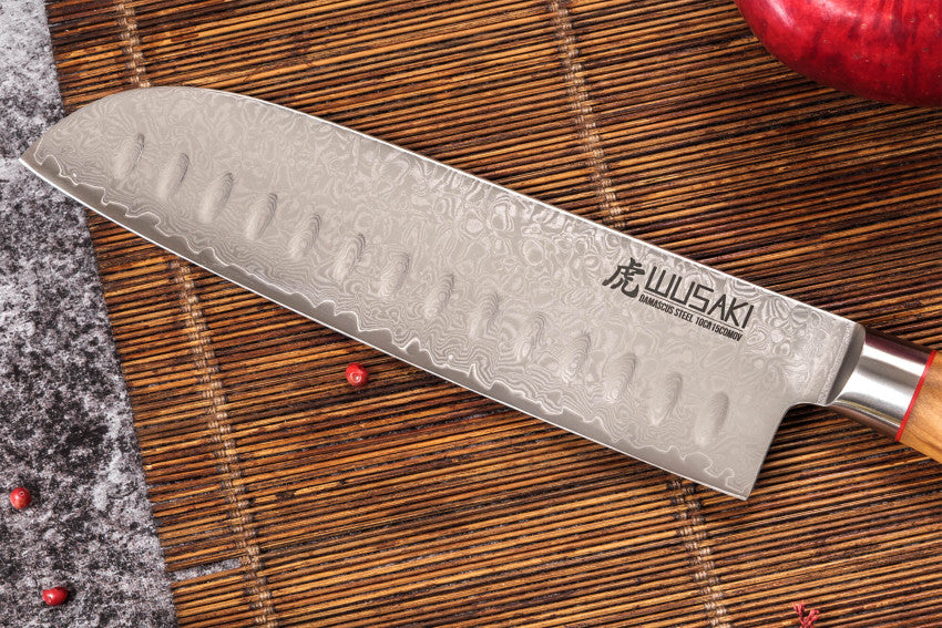 Couteau Santoku 18 cm Wusaki Fujiko 10CR