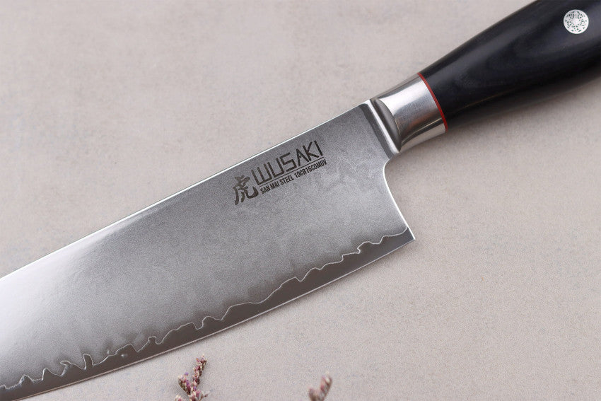 Couteau de chef 20 cm Wusaki Fujiko Black 10CR