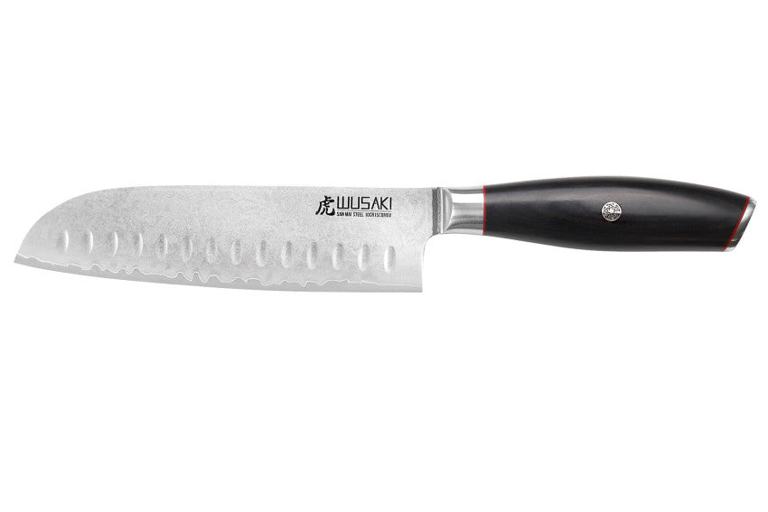 Couteau Santoku 18 cm Wusaki Fujiko Black 10CR