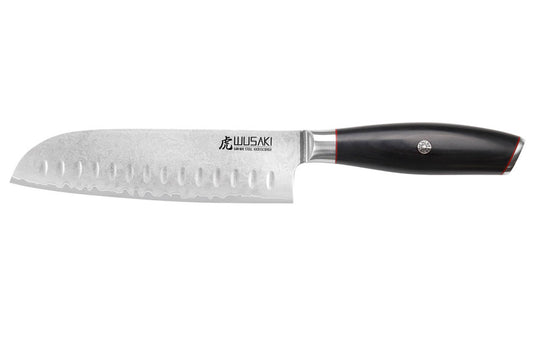 Couteau Santoku 18 cm Wusaki Fujiko Black 10CR