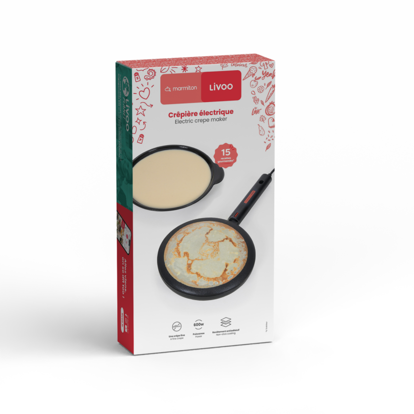 Crêpière électrique - Livoo x Marmiton