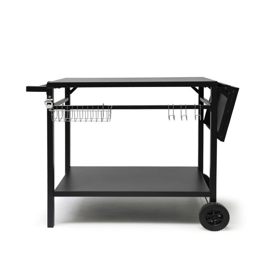 Desserte pour plancha avec tablette rabattable Livoo – noir (réf. GS172N)