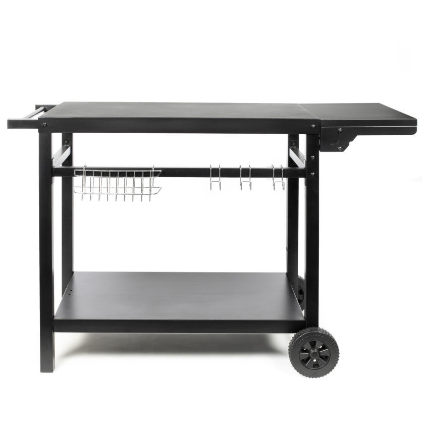 Desserte pour plancha avec tablette rabattable Livoo – noir (réf. GS170N)