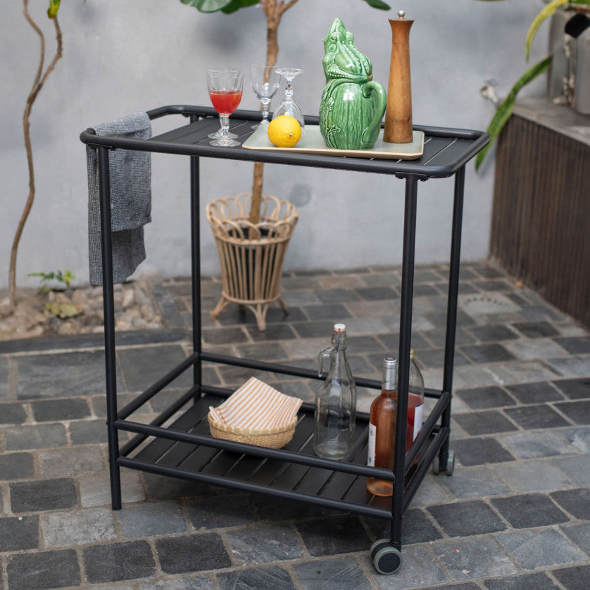 Desserte pour plancha Livoo – noir (réf. GS163N)