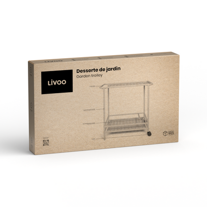 Desserte pour plancha Livoo – crème