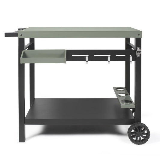 Desserte pour plancha Livoo – kaki et noir (réf. GS167V)