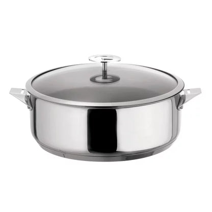 Eclipse - Sauteuse 24 cm revêtement céramique avec couvercle - Cuisinox