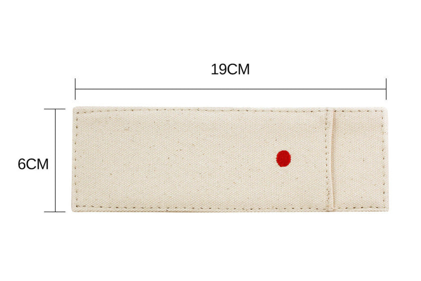 Étui à couteau en lin pour lame jusqu'à 16 cm Les Découpeurs