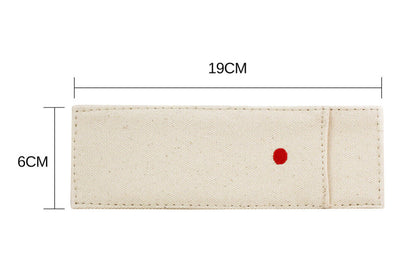 Étui à couteau en lin pour lame jusqu'à 16 cm Les Découpeurs