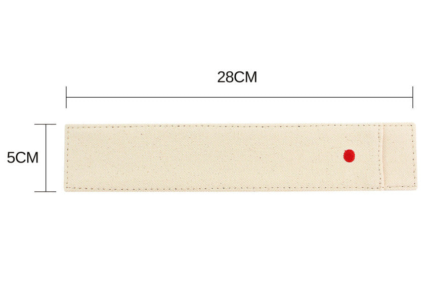 Étui à couteau en lin pour lame jusqu'à 25 cm Les Découpeurs
