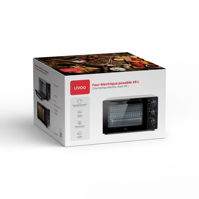 Four électrique posable 45 L Livoo