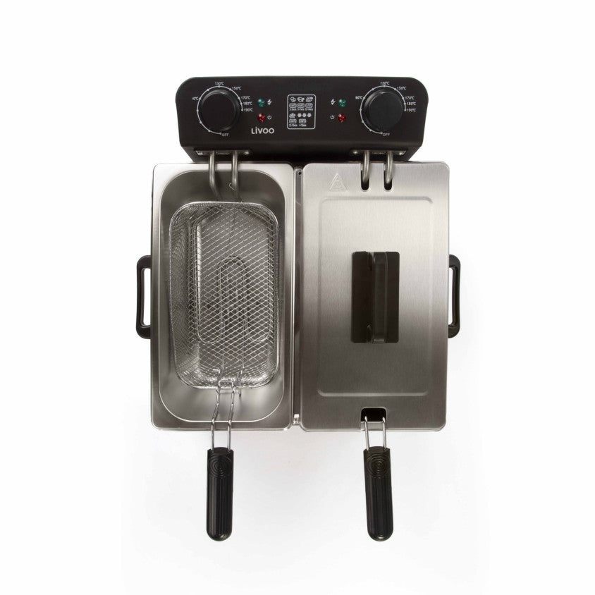 Friteuse double 2 x 3 L Livoo