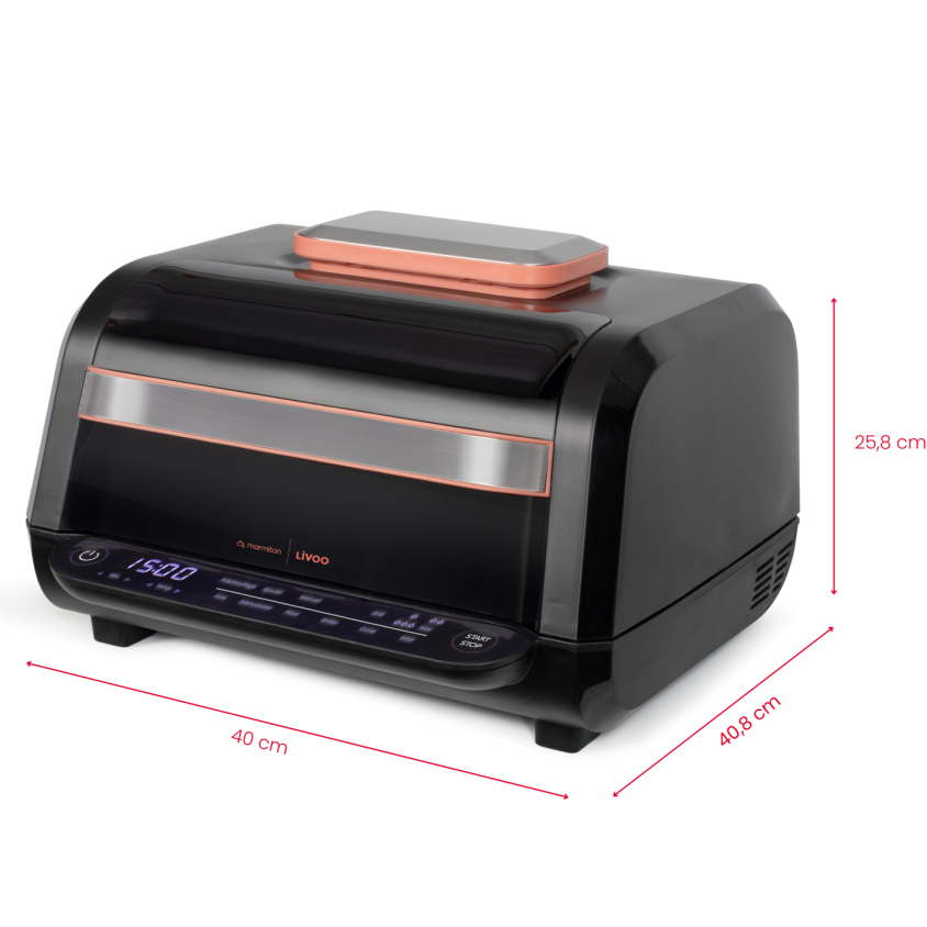 Friteuse sans huile & Grill 6 L - Livoo x Marmiton