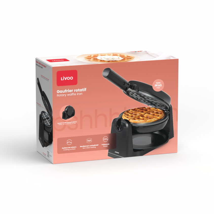 Gaufrier rotatif Livoo