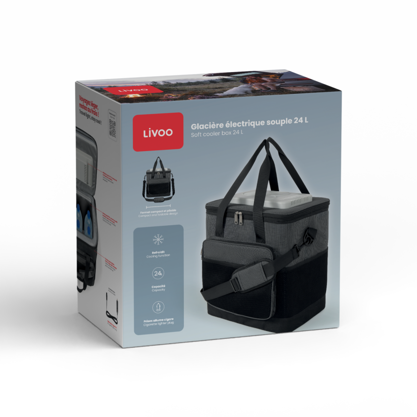 Glacière électrique souple 24 L Livoo