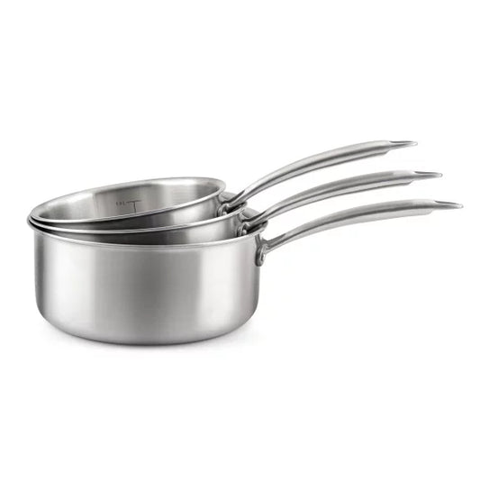 Gourmet - Lot de 3 casseroles inox 16/18/20 cm - Cuisinox