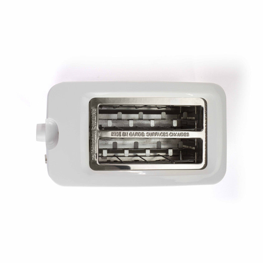 Grille-pain 2 fentes Livoo – blanc