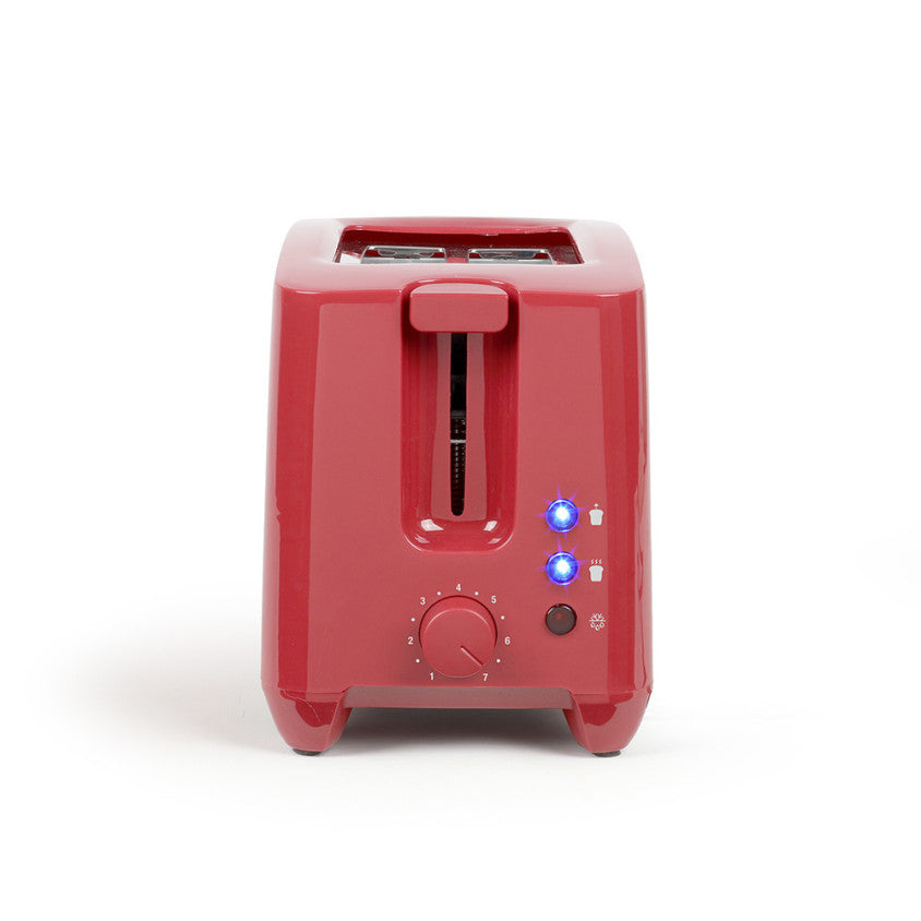 Grille-pain 2 fentes Livoo – rouge chili