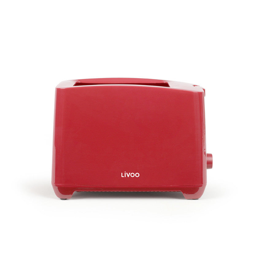 Grille-pain 2 fentes Livoo – rouge chili