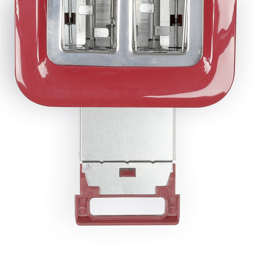 Grille-pain 2 fentes Livoo – rouge chili