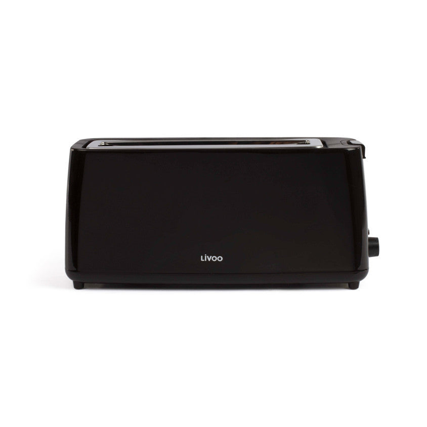 Grille-pain fente longue Livoo – noir