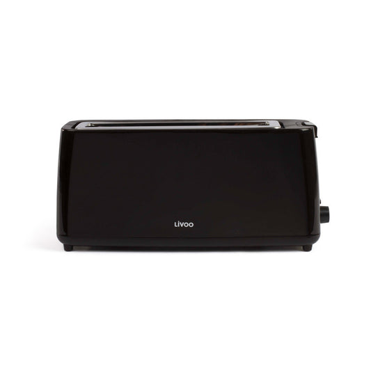 Grille-pain fente longue Livoo – noir