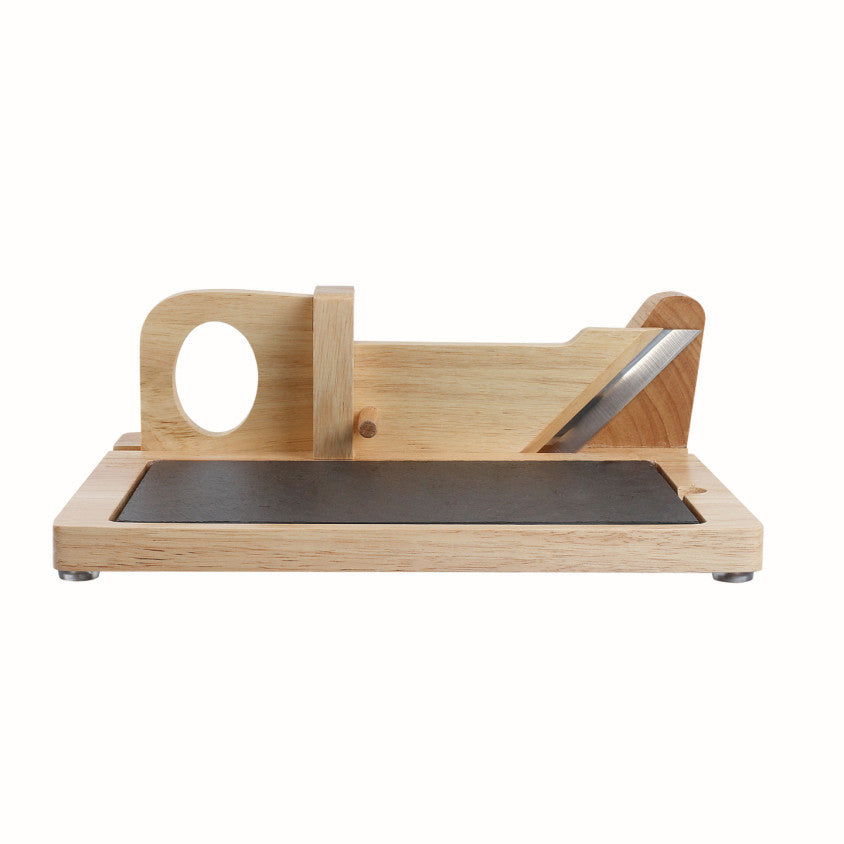 Guillotine à saucisson avec plateau en ardoise Livoo
