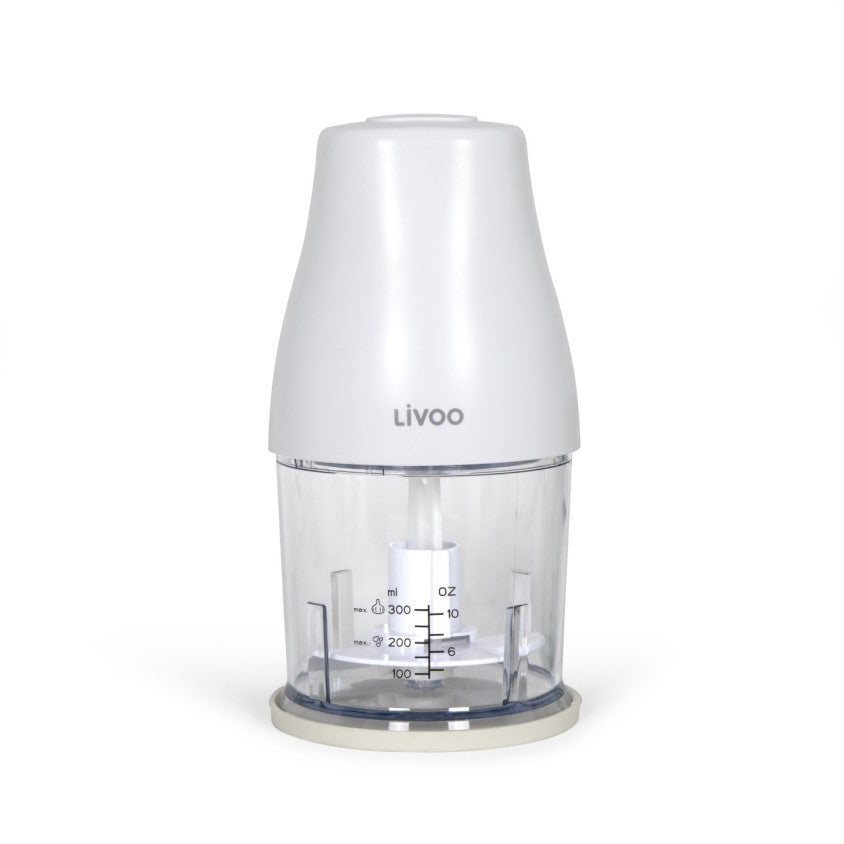 Hachoir 300 ml Livoo – blanc et transparent