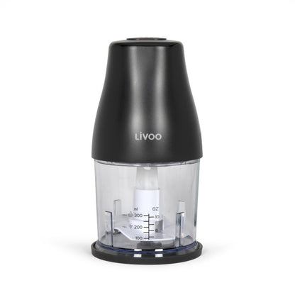 Hachoir 300 ml Livoo – noir et transparent
