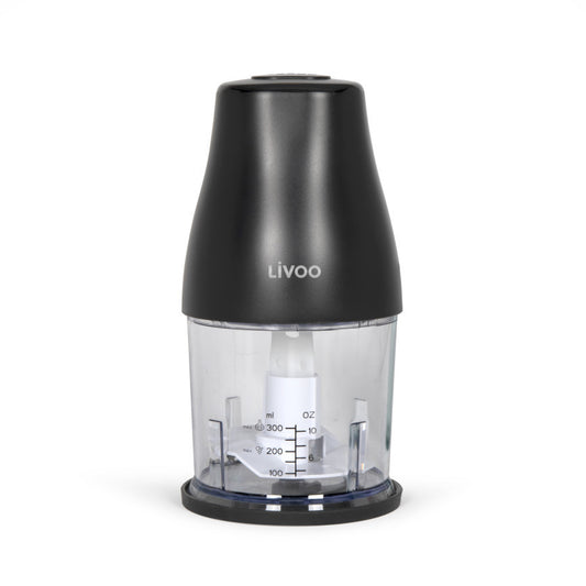 Hachoir 300 ml Livoo – noir et transparent