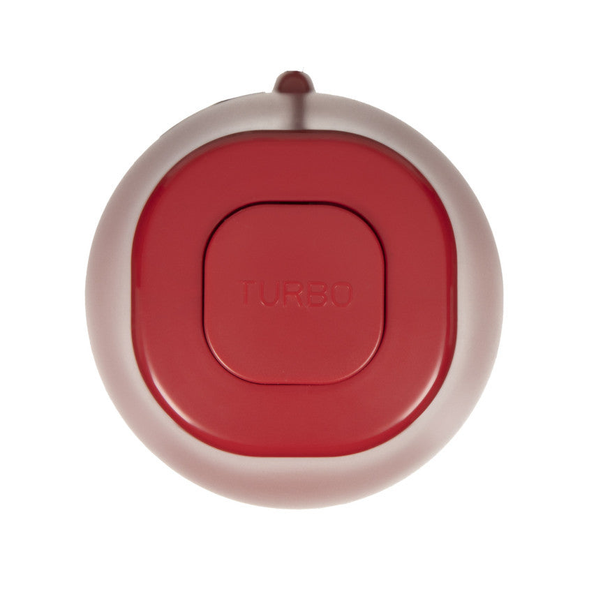 Hachoir 300 ml Livoo – rouge chili et transparent