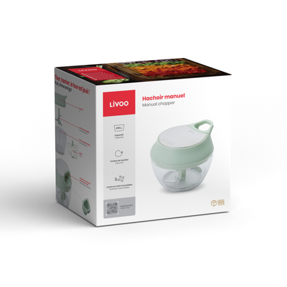 Hachoir manuel 450 ml Livoo
