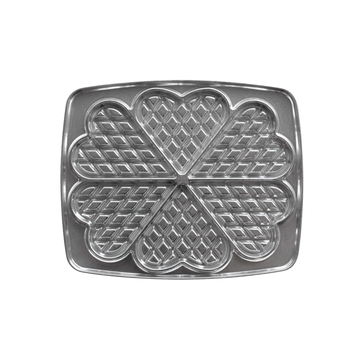 Plaques traditionnelles Gaufres coeur - Super 2 LAGRANGE 030521
