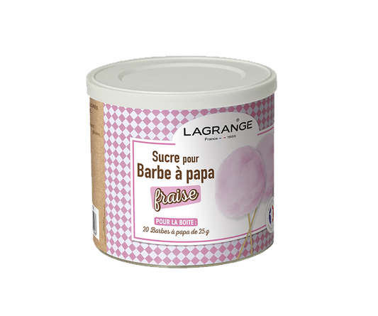 Sucre à barbapapa Fraise LAGRANGE 380007