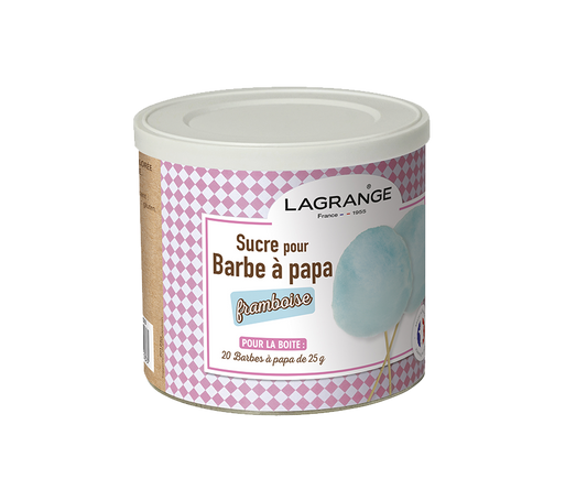 Sucre à barbapapa Framboise LAGRANGE 380008