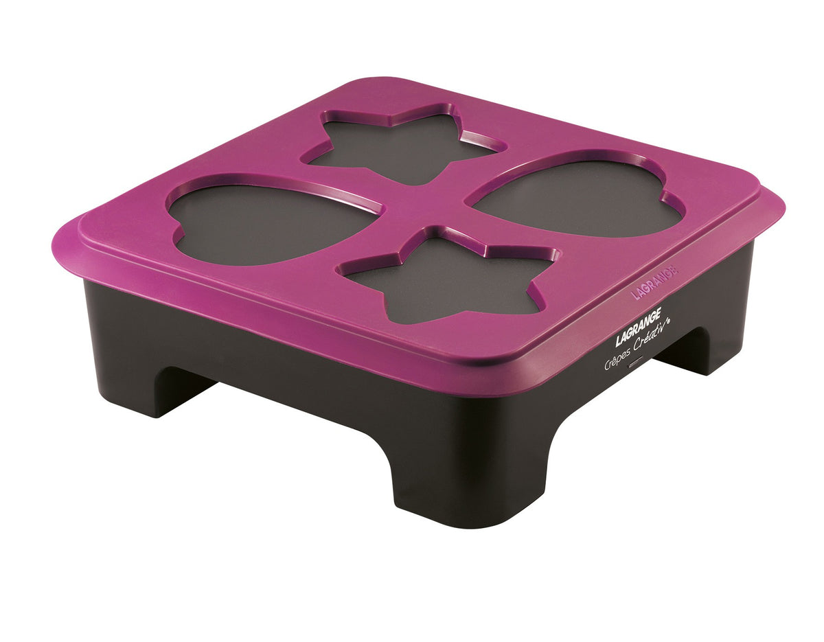 Pochoir crêpes cœur et étoiles - Accessoire Crêpes Créativ’® Lagrange – AC130009