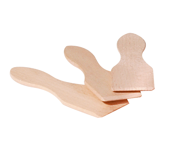 Lot de 8 spatules en bois LAGRANGE AC509100