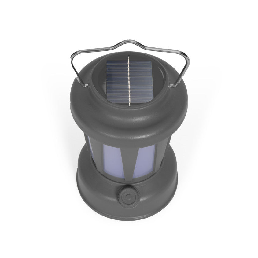 Lampe solaire rechargeable Livoo – gris