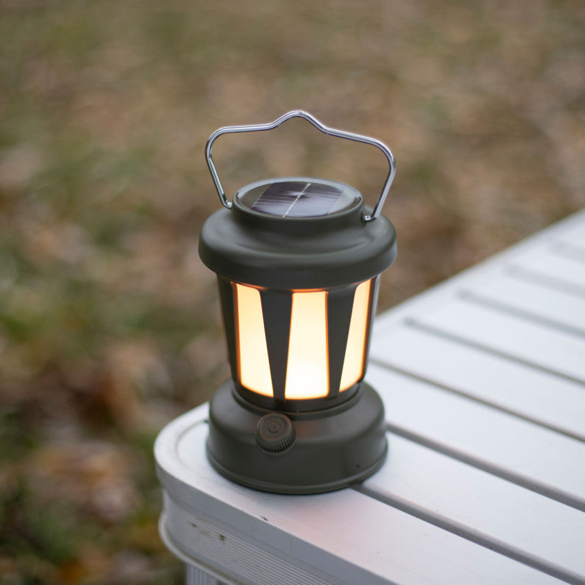Lampe solaire rechargeable Livoo – gris