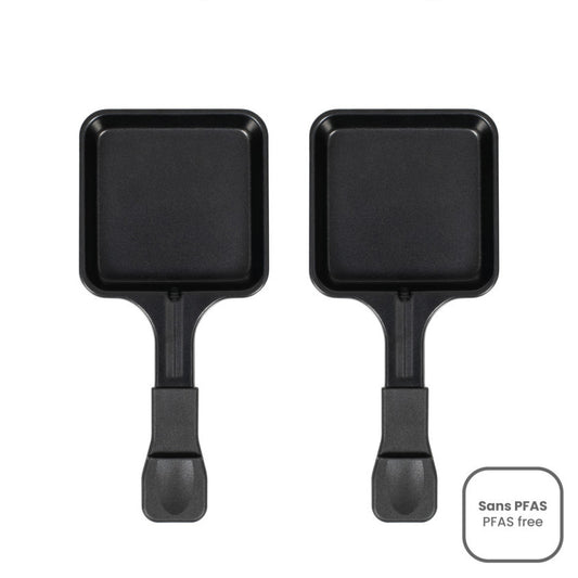 Lot de 2 caquelons à raclette Livoo